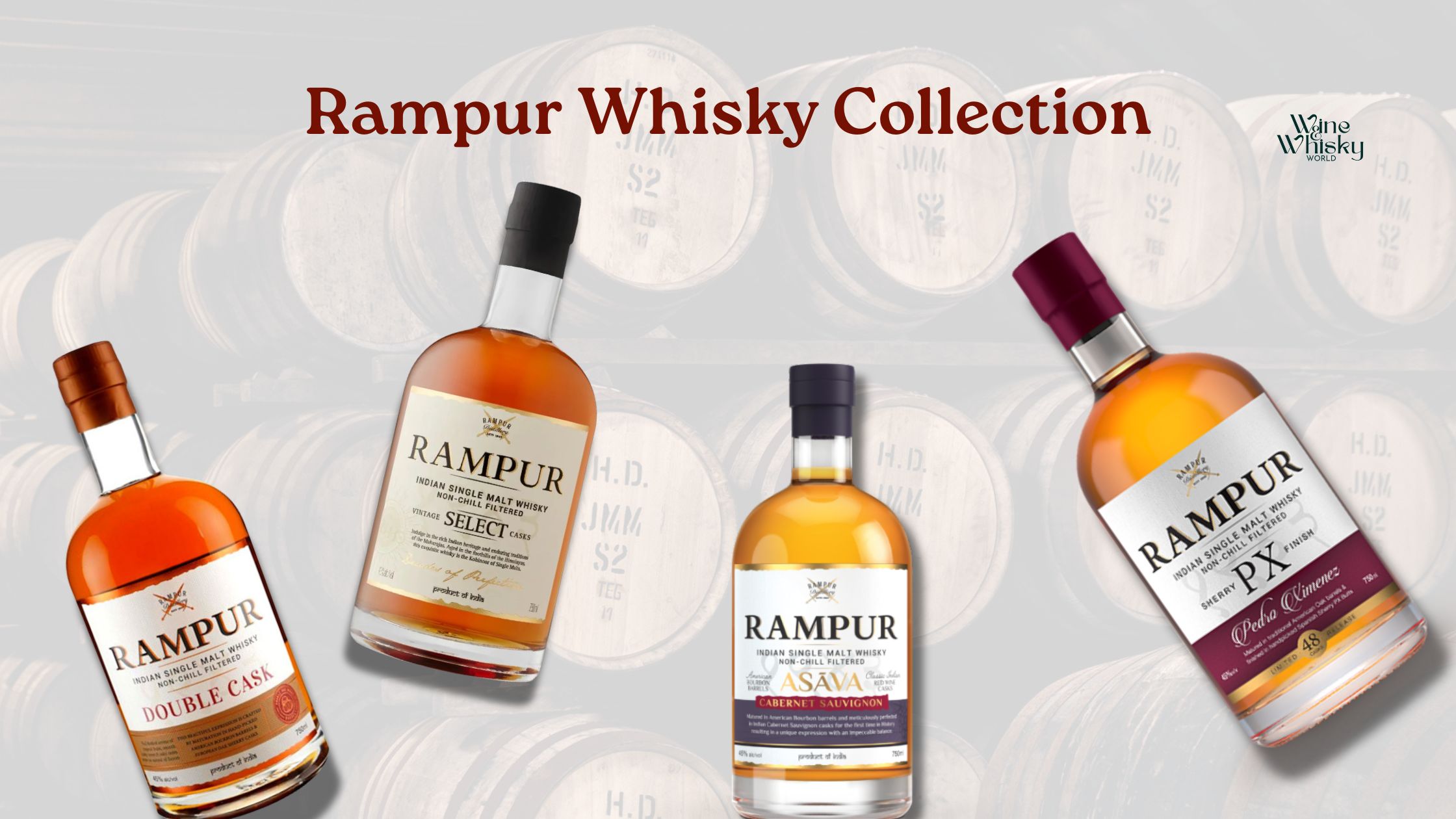 Rampur Core Whisky Lineup